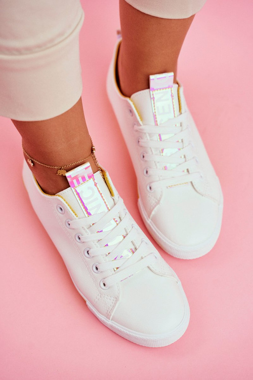 Dámské Tenisky Klasické Žluté Ville