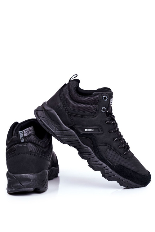 Pánske trekkingové topánky Big Star Outdoor Black GG174409