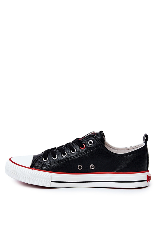 Pánske kožené tenisky Big Star JJ174068 čierna