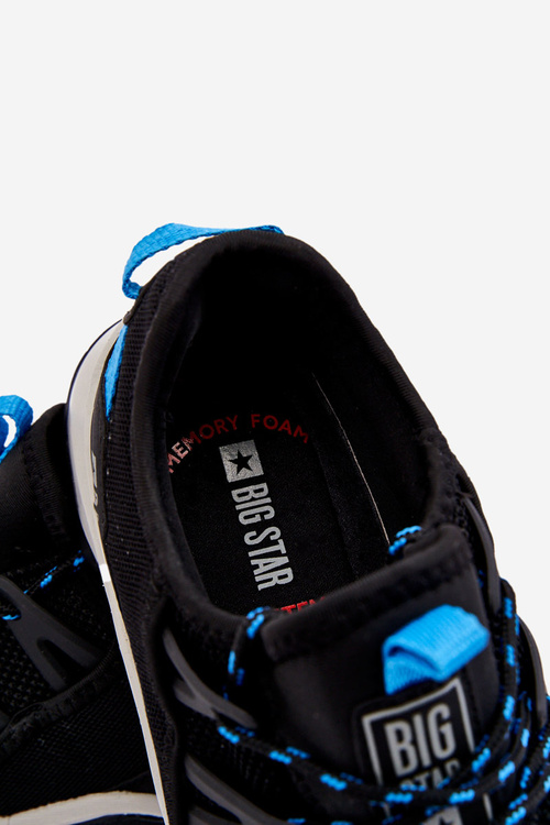 Pánská sportovní obuv Memory Foam System Big Star LL174130 Černe