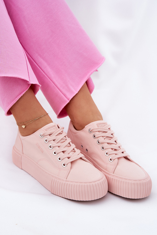 Dámske Textilné Tenisky Big Star RR274404 Ružové