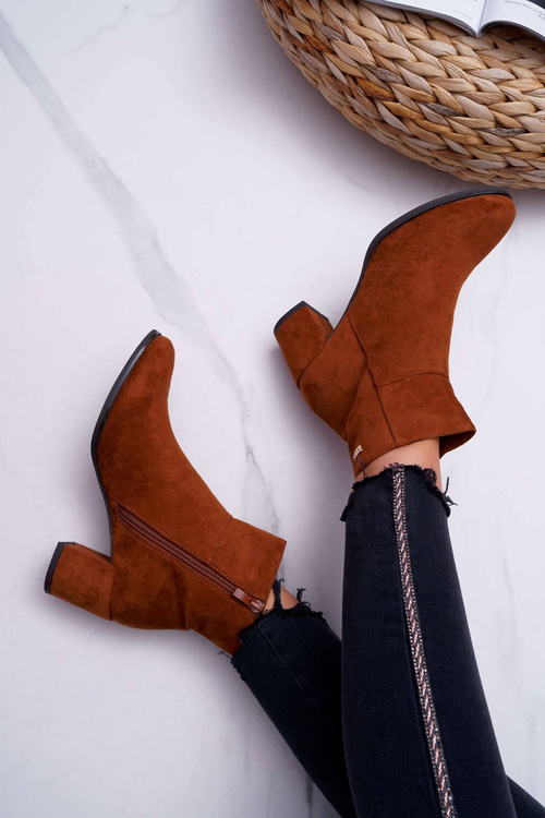 Dámske vysoké podpätky Sergio Leone Camel BT522