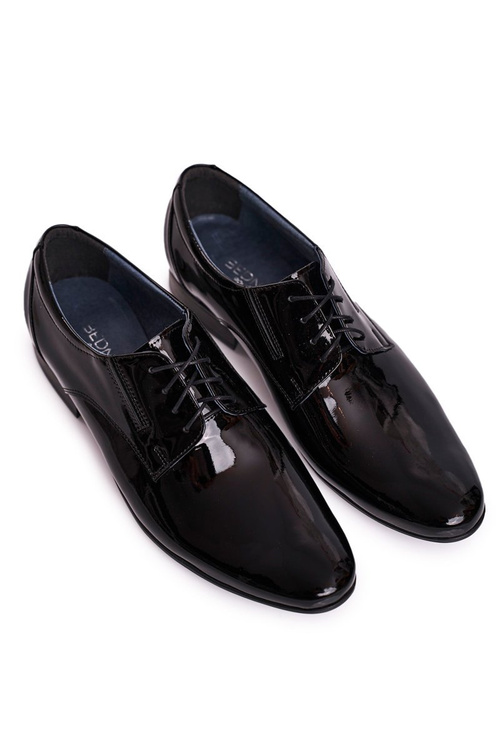 Lakovaná kůže Bednarek 694 Černé