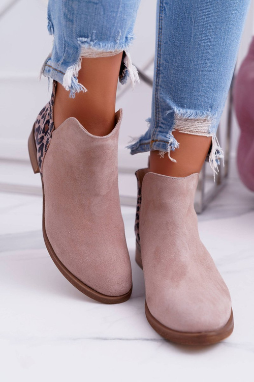 Dámske ploché topánky, jarné kožené béžové šialenstvo