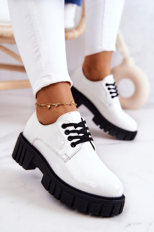 Módní lakované boty La.Fi 210013W-LA Bílá