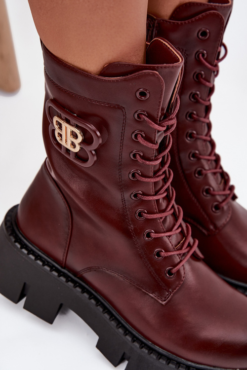 Zateplené workery dámske s ozdobou Bordeaux Melisse