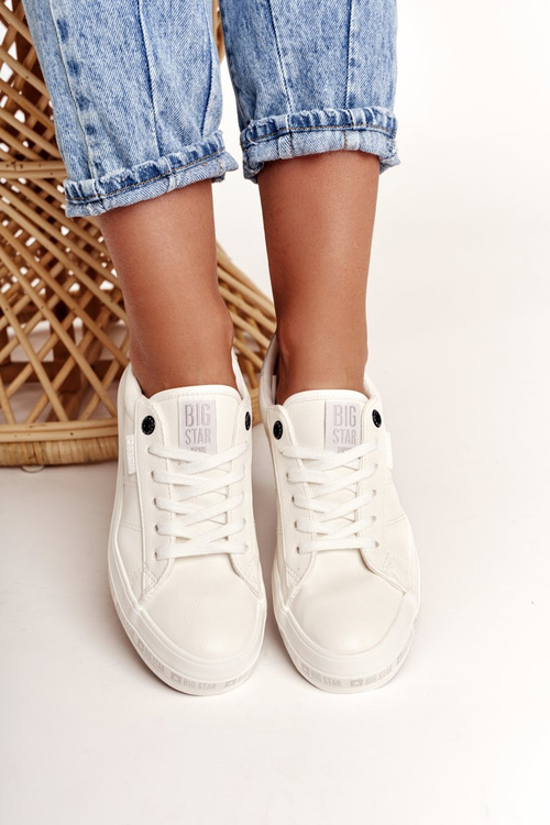 Dámske kožené tenisky prihlásené do jedinej veľkej hviezdy GG274194 biela