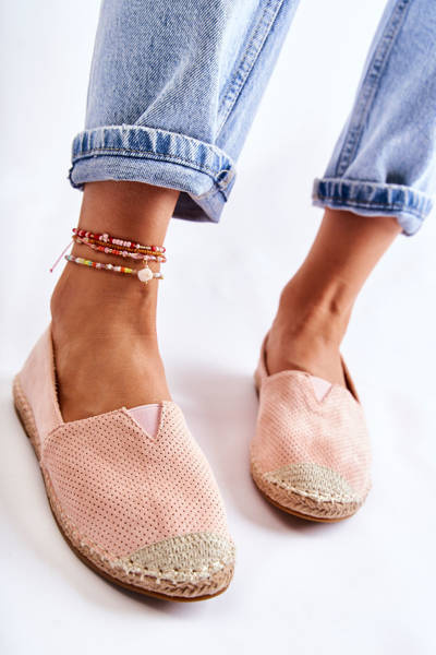 Dámské nazouvací semišové espadrilky Nude Corry
