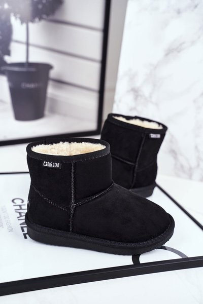 Baby čižmy veľké hviezdy snehové topánky Black GG374081