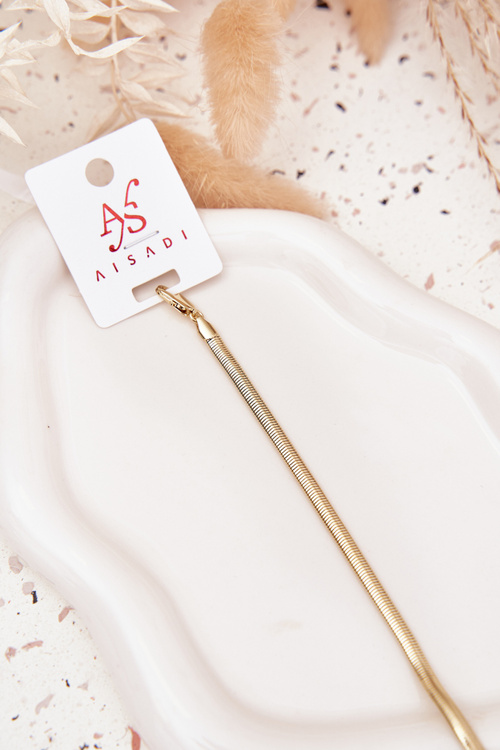 Náramek Žmijka ze chirurgické oceli zlatý