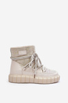 Ocieplené sněžné boty s džetami GOE MM2N4081 bežové