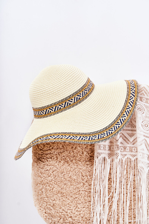 Dámská letní čepice béžová Sabrina