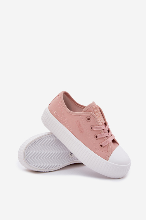 Dětské Tenisky Na Šněrování Big Star RR374011 Růžové