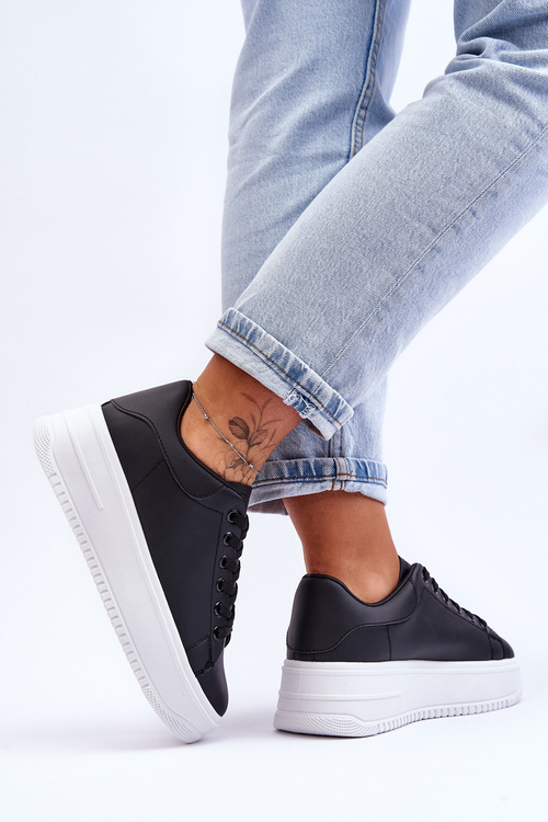 Dámská klasická sportovní obuv Černe a bíle Night Trip