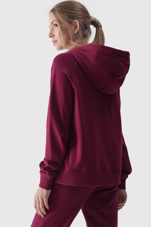 Dámská Mikina S Kapucí NRozepínací Fialová 4F 4FWMM00TSWSF1468-51S