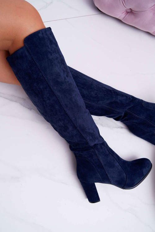 Dámsky Sergio Leone Boots Navy Blue KZ275