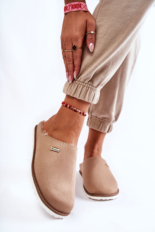 Domáce izolované žabky inblu cs-34-011 béžová béžová