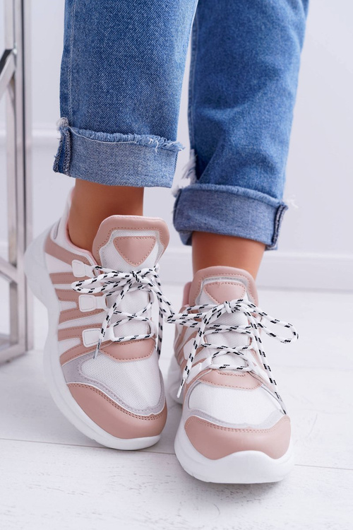 Husté dámske športové topánky nahej fina