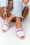 Espadrilky Na Pletené Podrážce Big Star HH274486 Bílé