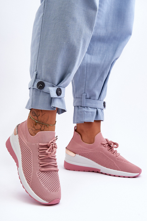 Materiály Slip -up Sports Shoes Pink Visconti