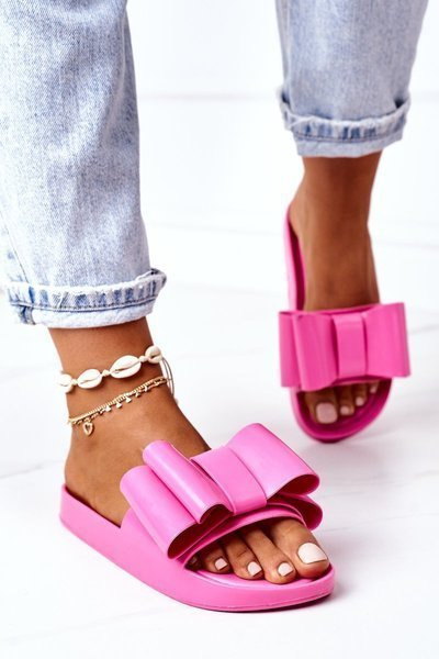 Gumové Nazouváky S Mašlí Fuchsie April