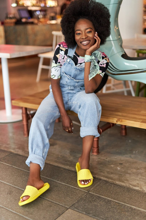 Dámské Nazouváky Big Star HH274A040 Žluté