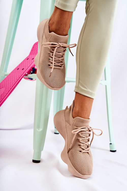 Nazouvací dámské sportovní boty Béžová Dalmiro