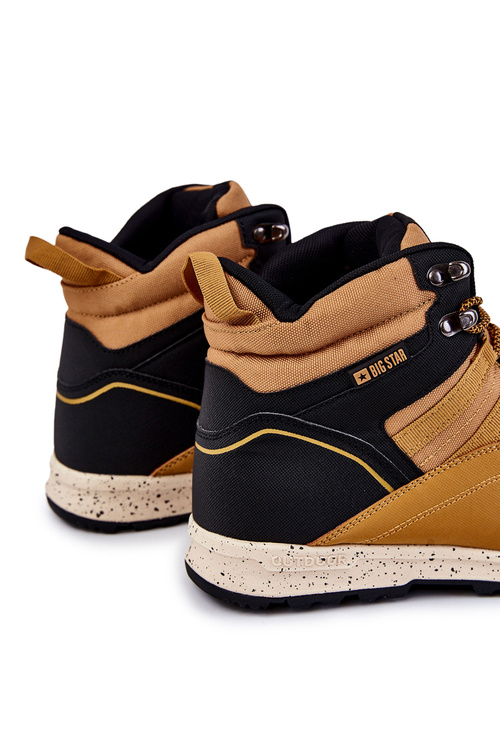 Dámska vysoká hviezda Trekking topánky veľká hviezda KK274609 Camel