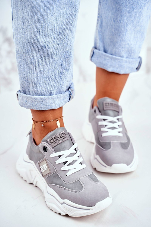Dámská Sportovní Obuv Sneakers Big Star GG274211 Šede