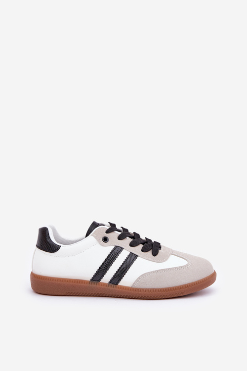 Nízké Tenisky Dámské Bílá-Černá Loredis