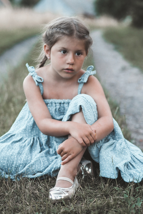 Dětské baletky s mašlí Zlaté Jellema