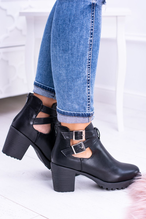 Čierne topánky s Brooklynskými výrezmi