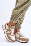 Kabama Brown-Beige Dámske kožené športové topánky