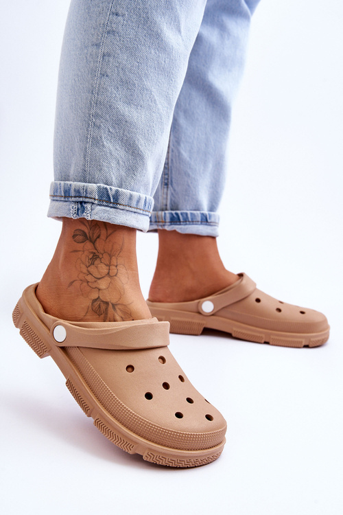 Dámské gumové Crocs Hněde Rabios