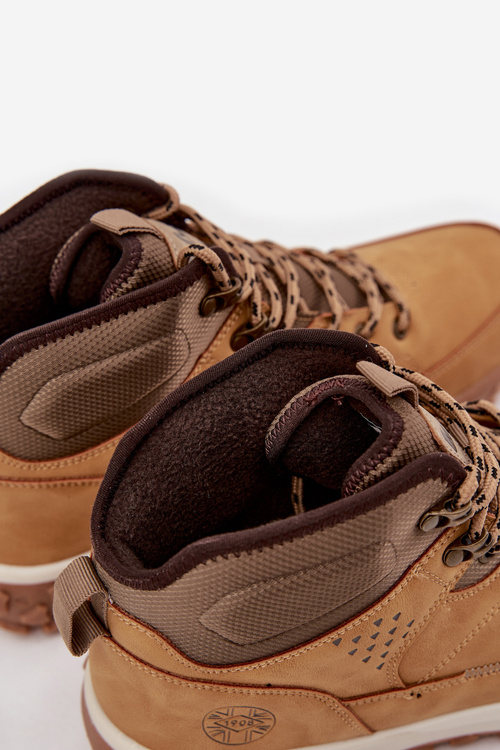 Pánské zimní boty Traper s vyhříváním Lee Cooper LCJ-25-01-3726 Camel