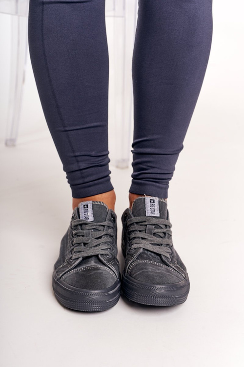 Dámske nízke tenisky Big Star DD274440 Tmavo šedá