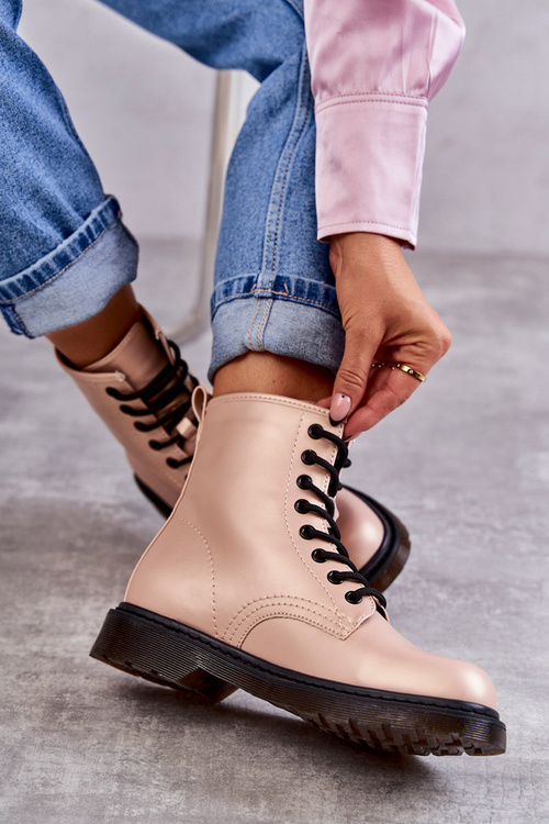 Dámské kozačky barvy růžove Lavita