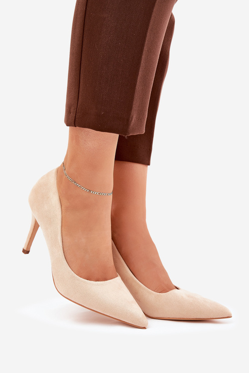 Lodičky Z Eko Semiše Béžové Vannith