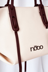 Kabelka Shopper Přes Rameno NOBO K3180 Světle Béžová