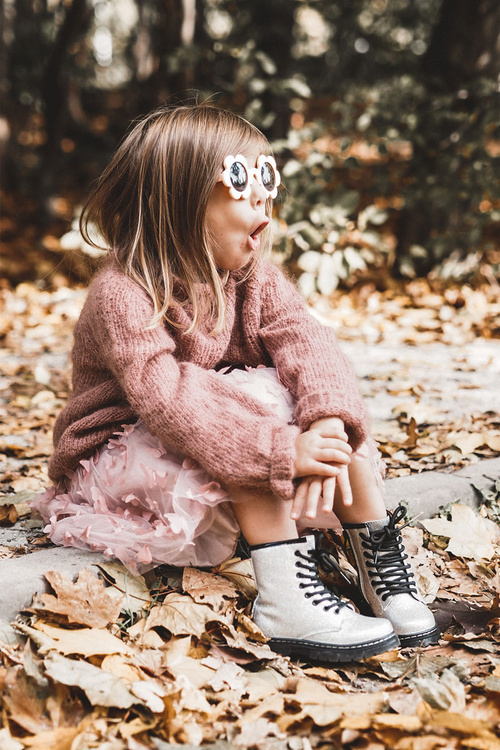 Dětské Boty zateplené Se Zipem Lakované stříbrné Goopy