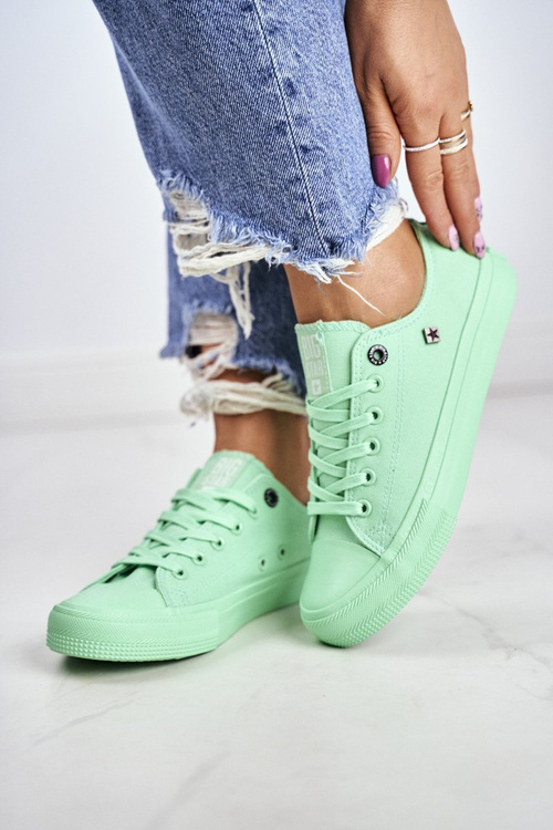 Dámské Klasické Nízké Tenisky BIG STAR AA274030 Zelené