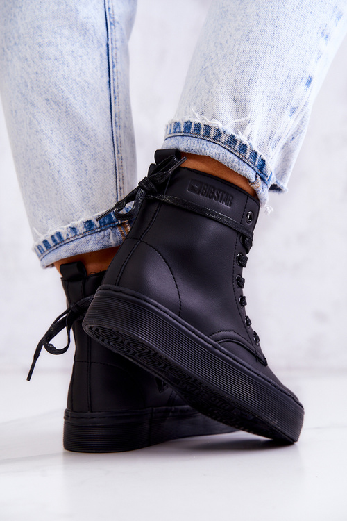 Dámske vysoké tenisky Big Star II274096 čierna