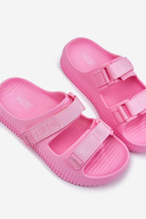 Dámské Pěnové Sandály Se Suchým Zipem Big Star RR274A528 Růžové