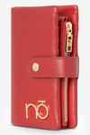 Dámska Malá Peňaženka Z Prírodnej Kože Nobo NPUR-LR110-C005 Červená