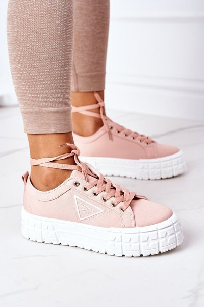 Ženské ružové tenisky na životné životy v meste