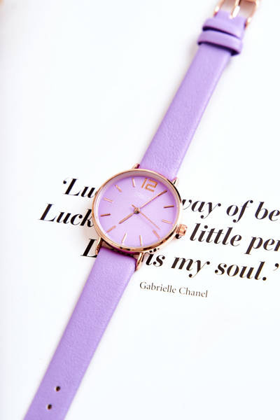 Sledujte kožený remienok bez niklu ernest tmavo fialovú