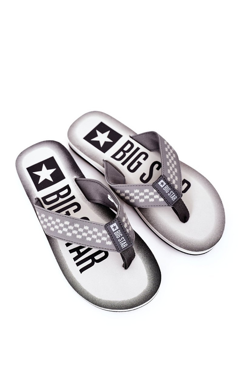 Pánske flip -flops Big Star HH174813 Gray