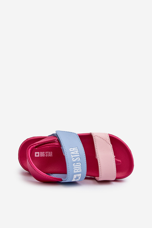 Lehké sandály pro dívčí Big Star NN374527 Růžové