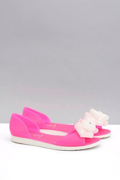 Lu boo gumové balerinas bowdy neónové cukríky