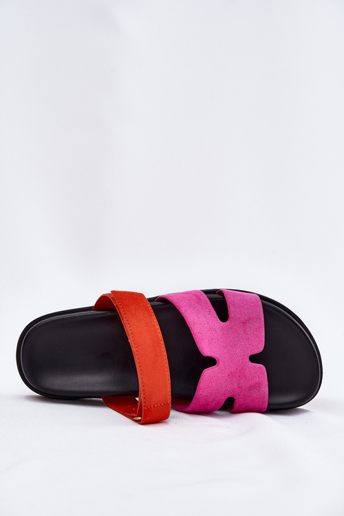 Dámské Pantofle Na Suchý Zip Fuchsie Vinceza 17401